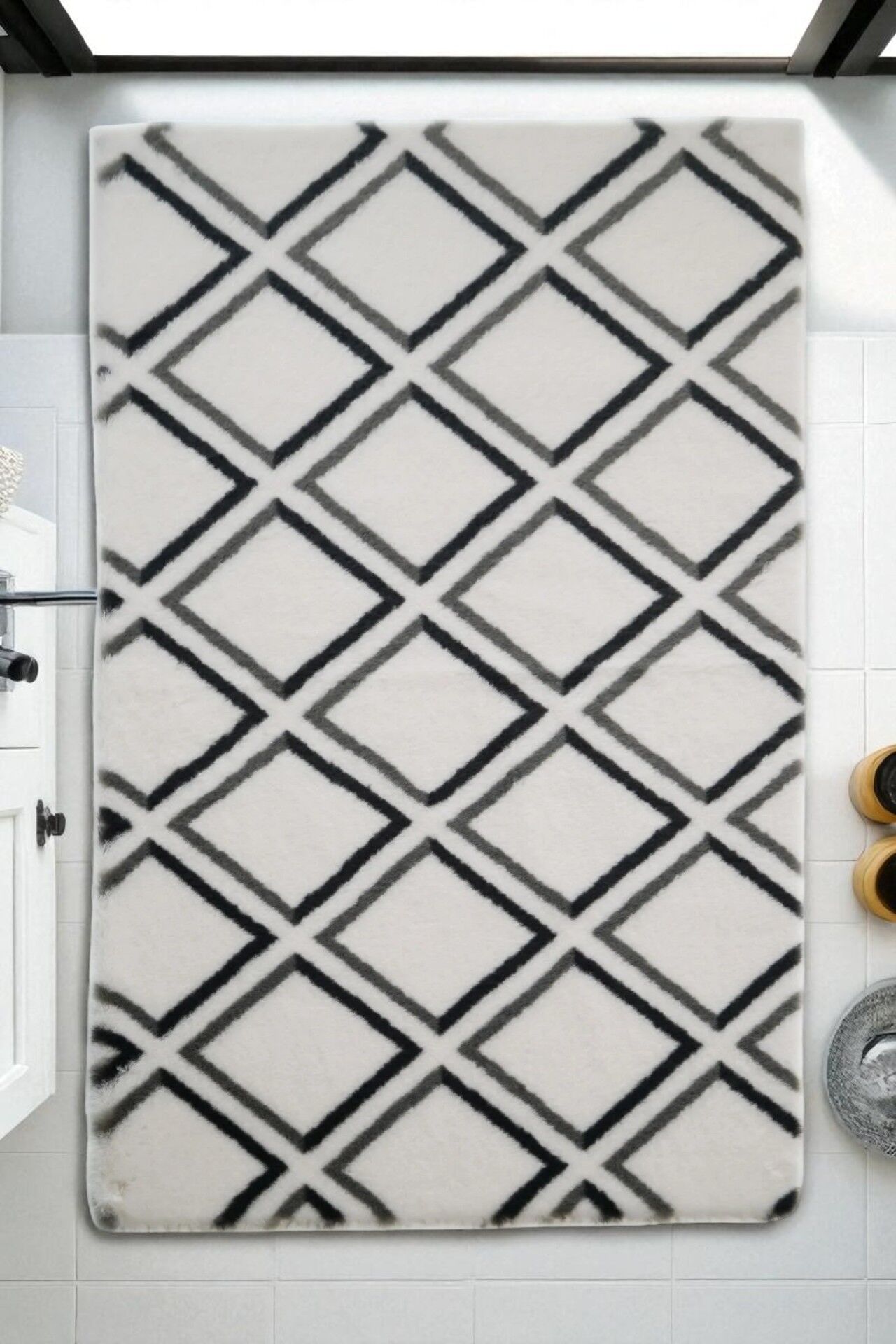 Marble Halı | Kareli