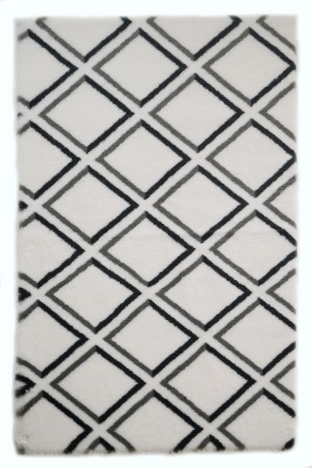 Marble 75cm x Özel Ebat Halı Kareli