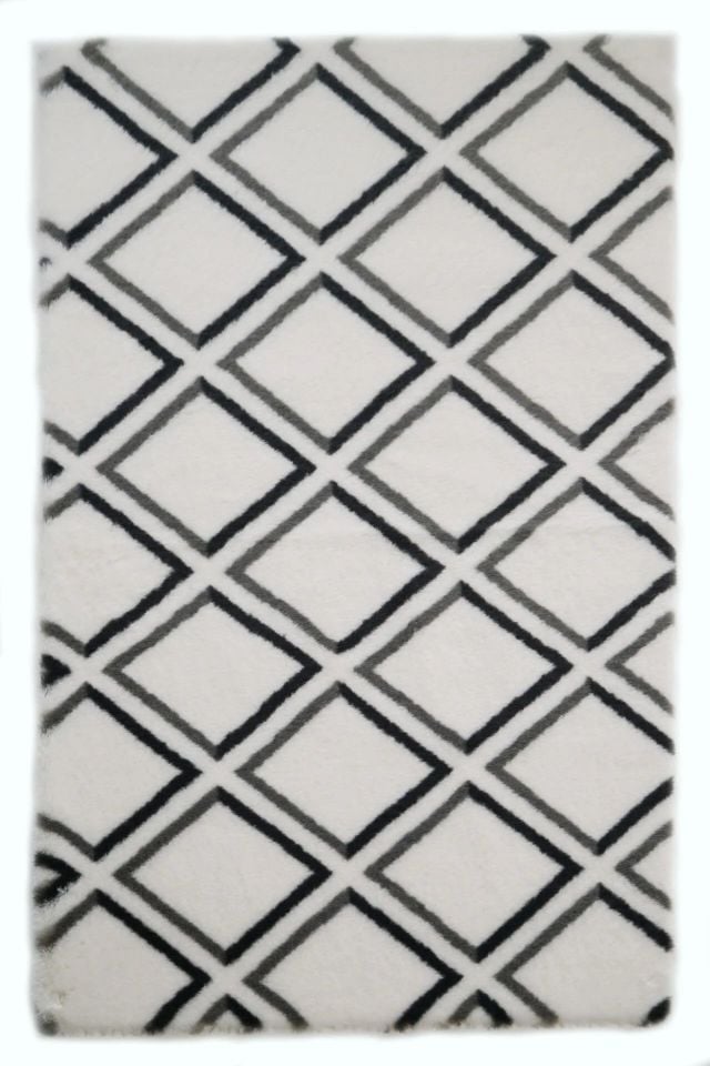 Marble 150cm x Özel Ebat Halı Kareli