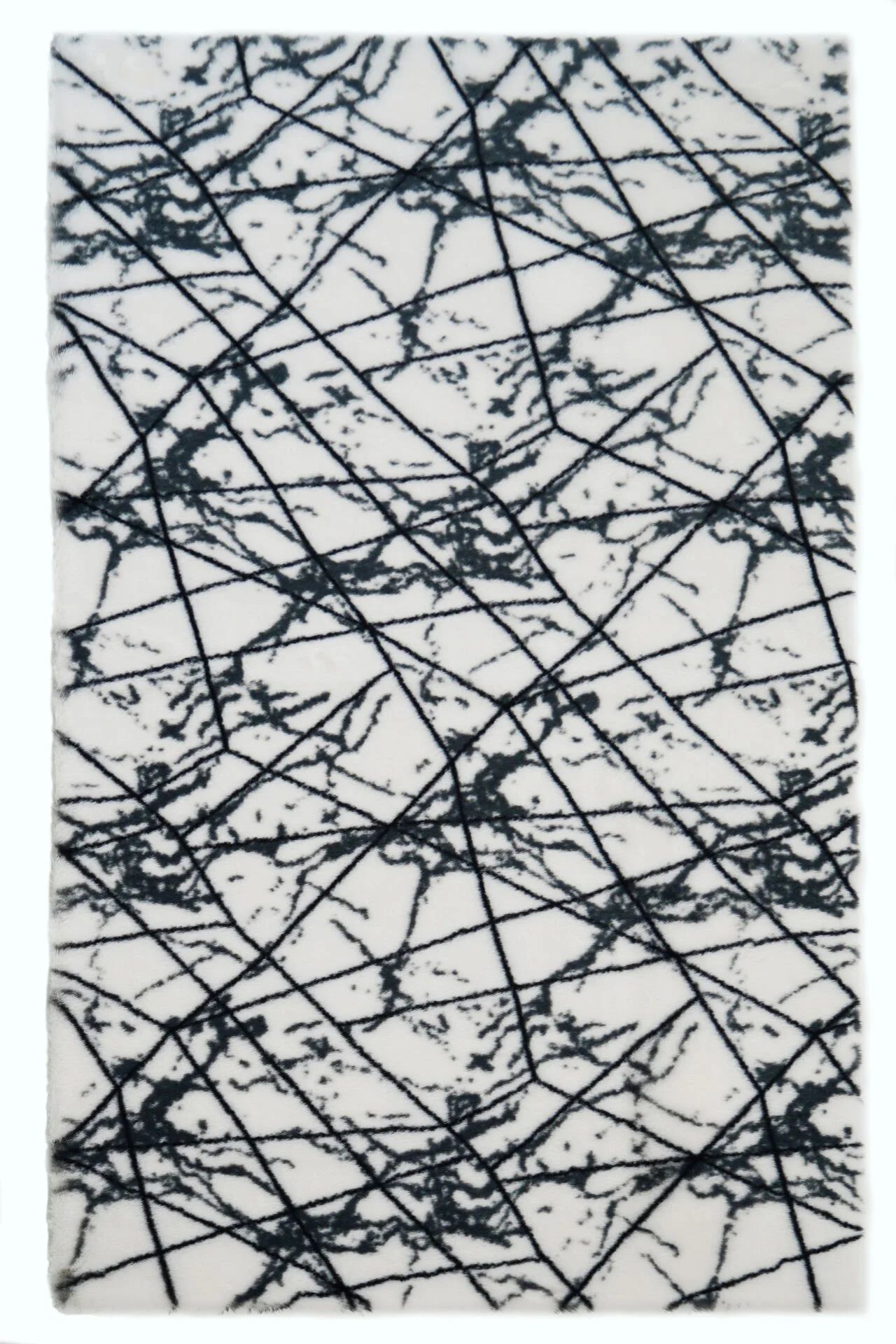 Marble 150cm x Özel Ebat Halı Beyaz