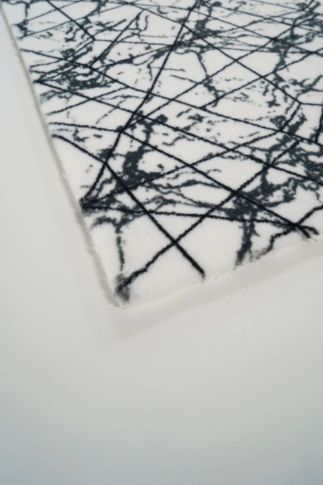 Marble 150cm x Özel Ebat Halı Beyaz