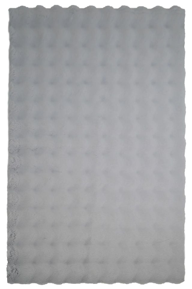 Bubble 150cm x Özel Ebat Halı İpek Gri