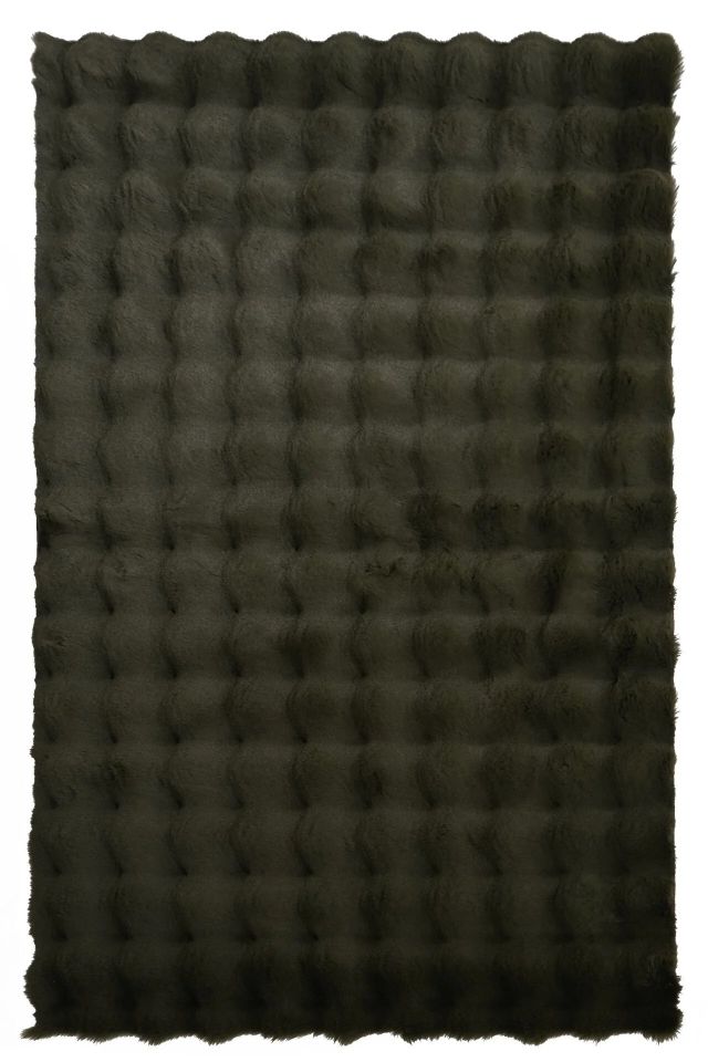 Bubble 150cm x Özel Ebat Halı Haki