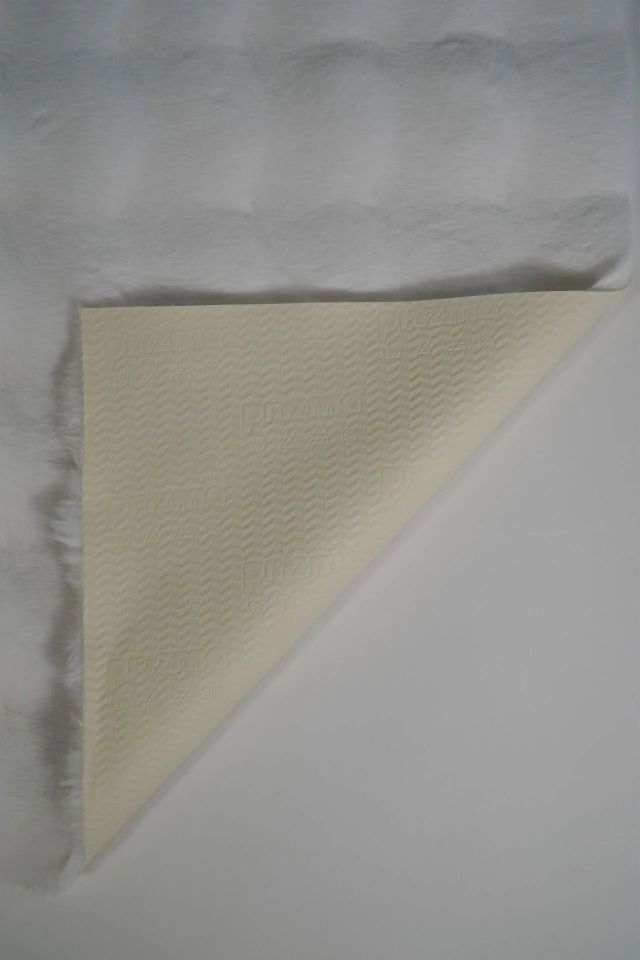 Bubble 75cm x Özel Ebat Halı Beyaz