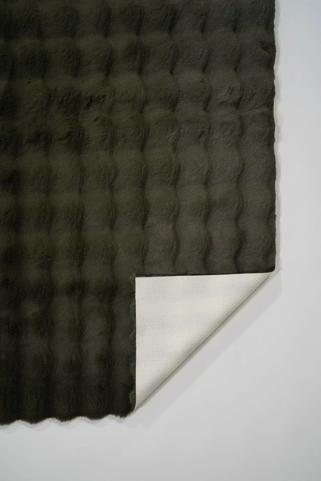 Bubble 75cm x Özel Ebat Halı Haki