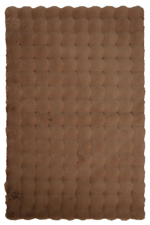 Bubble 75cm x Özel Ebat Halı Kahve