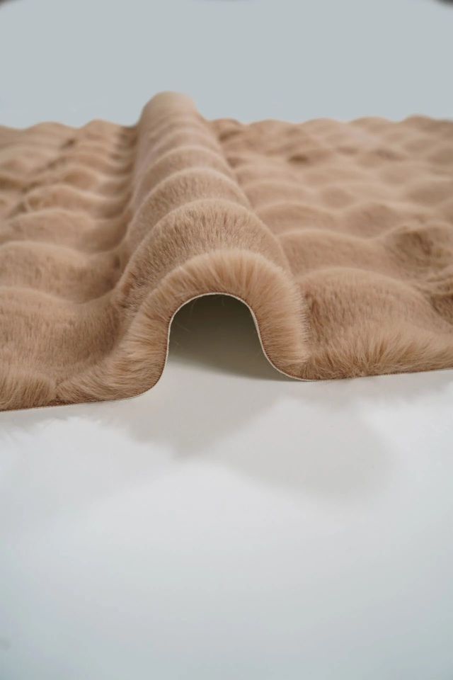 Bubble 75cm x Özel Ebat Halı Kahve