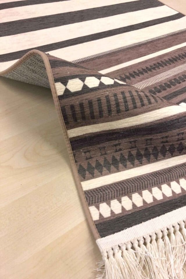 Rivera Halı | Volga Kahverengi Kilim | VK6210