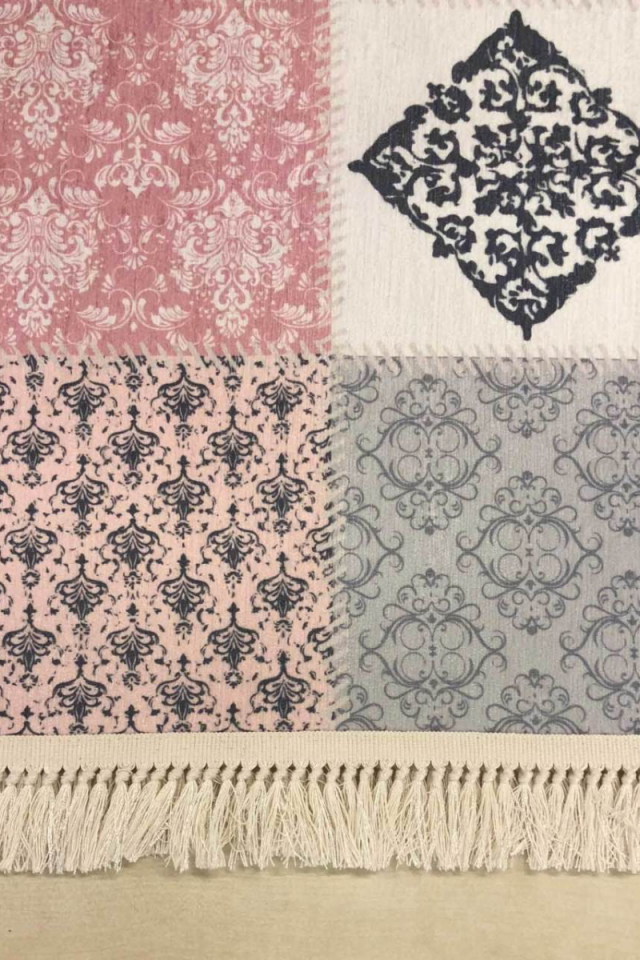 Patchwork Halı | Pembe | VK6404