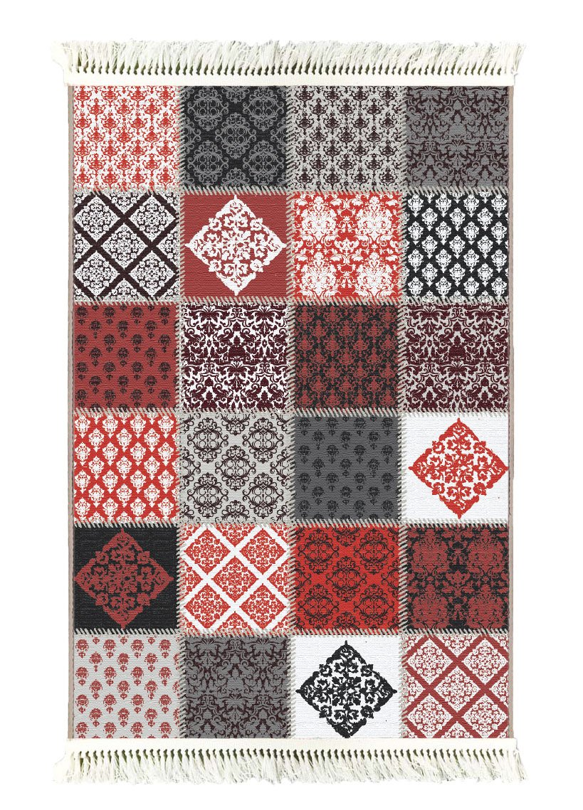 Patchwork Halı | Pembe | VK6404 120 x 180 cm