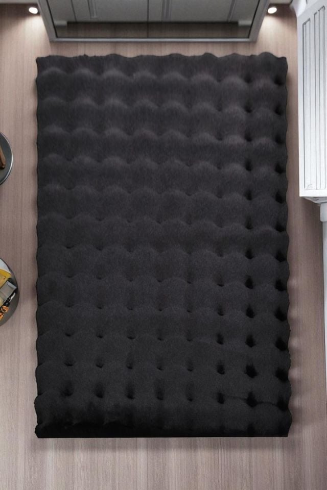 Bubble Halı | Siyah