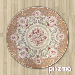 Goblen Klasik Halı | Topkapı Pembe 140cm Yuvarlak