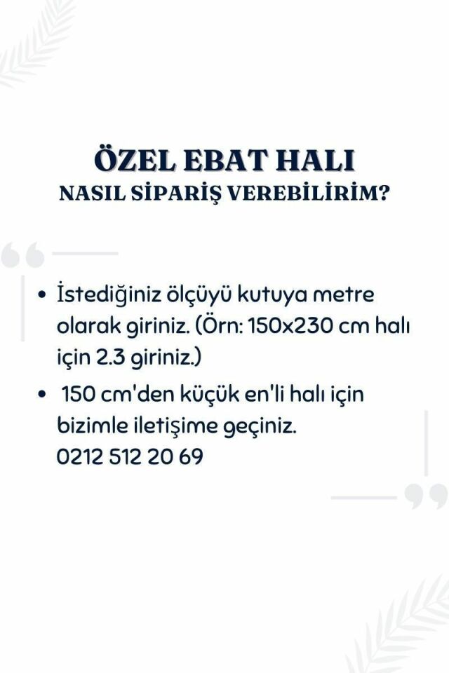 Comfort Halı | Füme 150cm x Özel Ebat