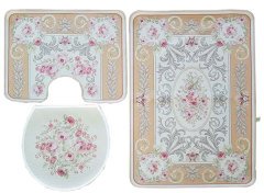 Goblen Klasik Halı | Topkapı Pembe 3\' lü Takım