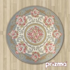 Goblen Klasik Halı | Topkapı Mavi 140cm Yuvarlak