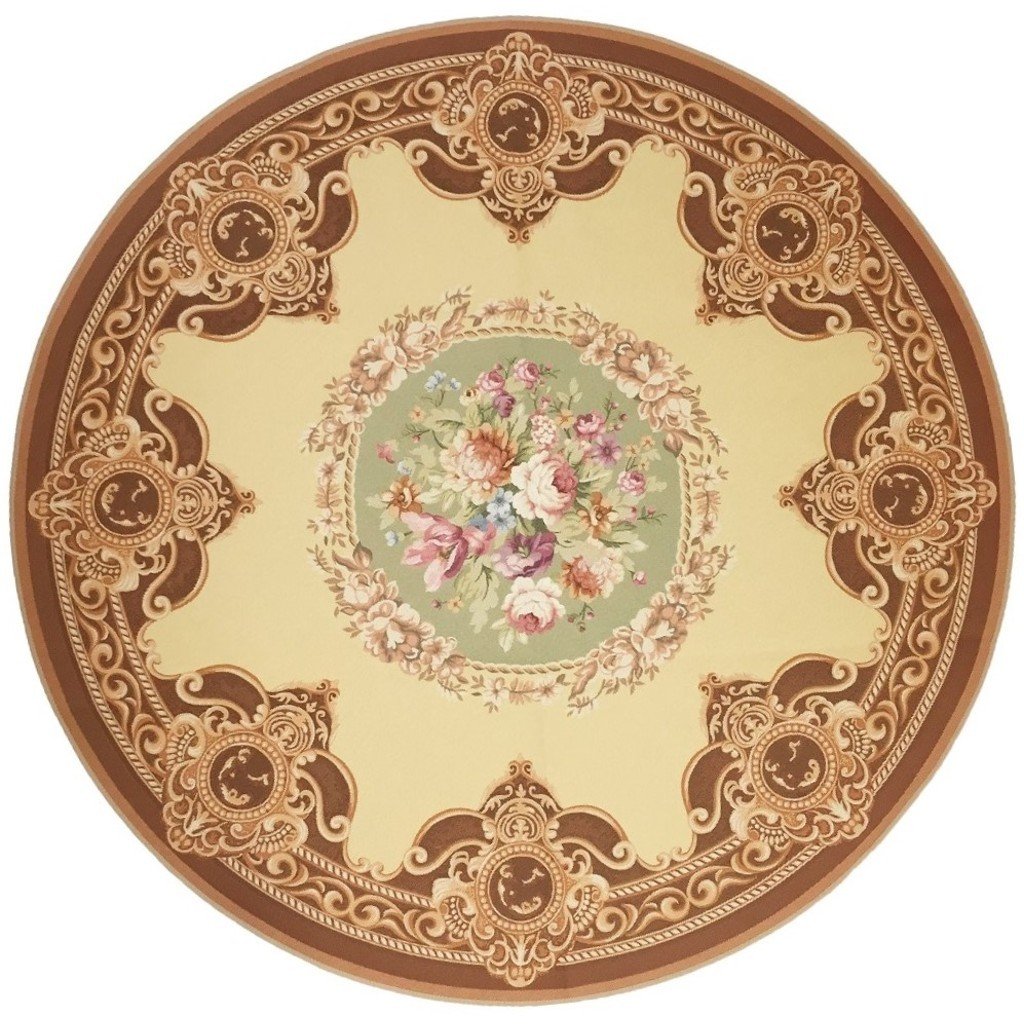 Goblen Klasik Halı | Zühre 140cm Yuvarlak