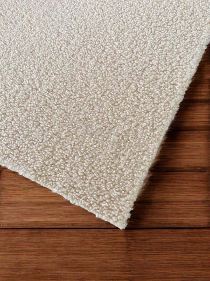 Bukle 150cm x Özel Ebat Halı Bej