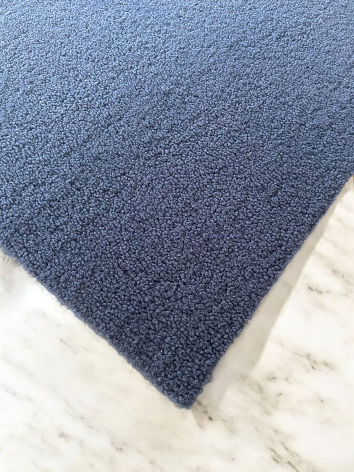 Bukle 150cm x Özel Ebat Halı Lacivert