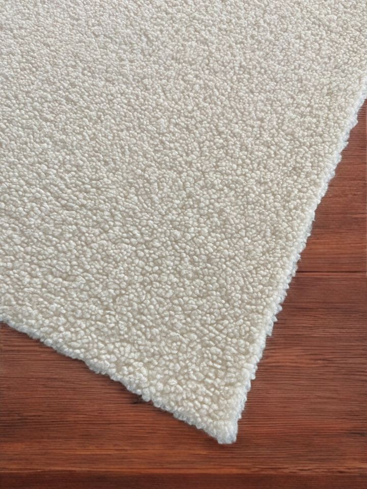 Bukle 75cm x Özel Ebat Halı Krem