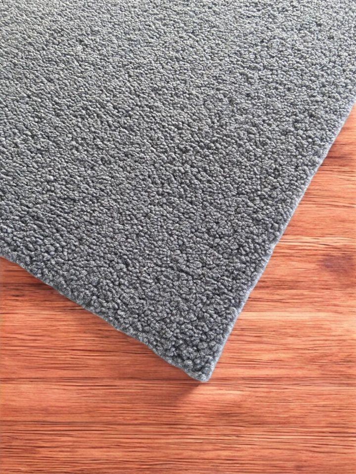 Bukle 75cm x Özel Ebat Halı Gri