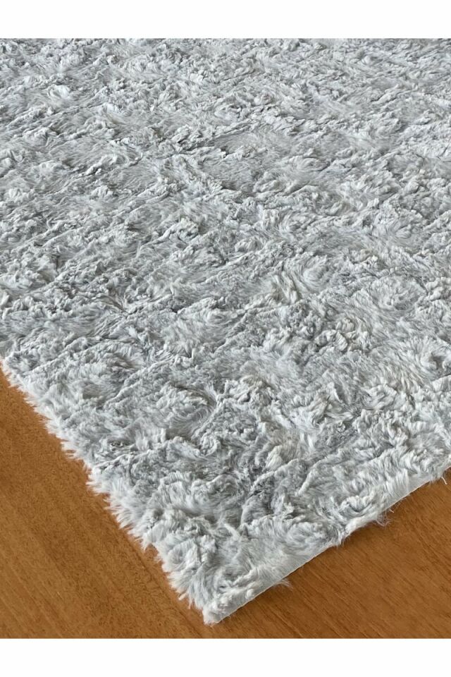 Micropost 75cm x Özel Ebat Halı İpek Gri