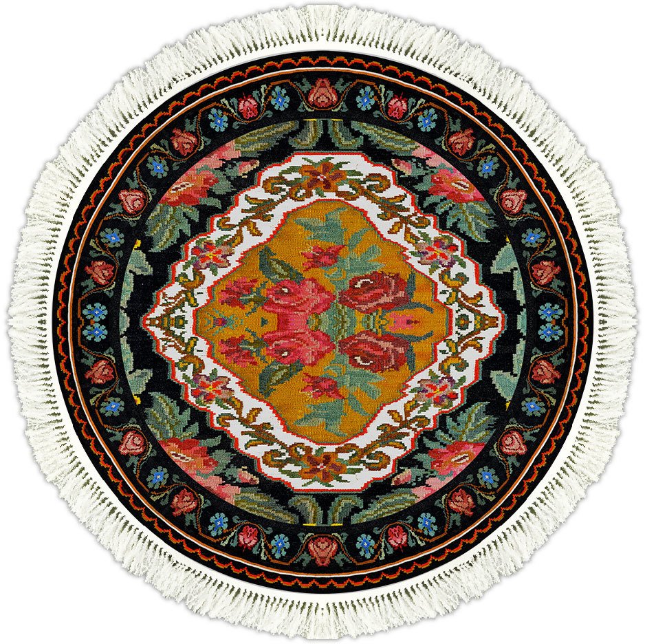 Vintage Halı | V-6009 140 cm Yuvarlak