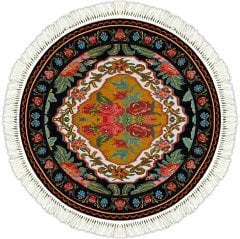 Vintage Halı | V-6009 140 cm Yuvarlak