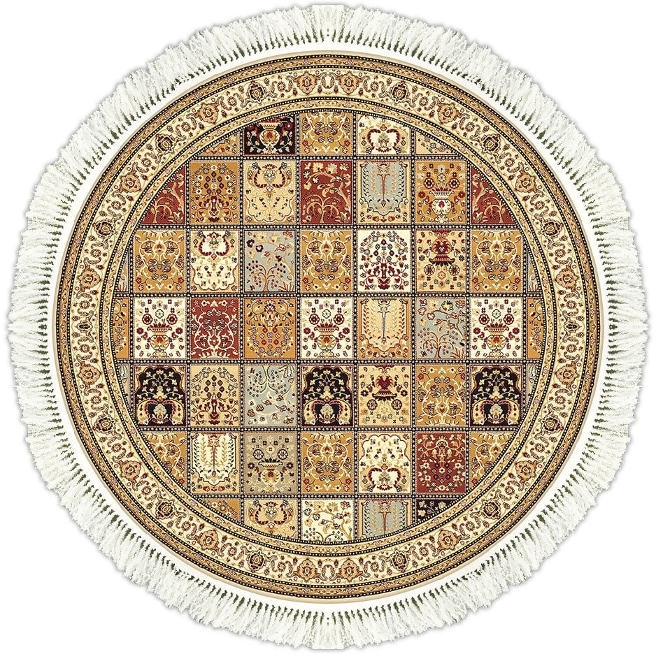 Vintage Halı | V-6008 140 cm Yuvarlak