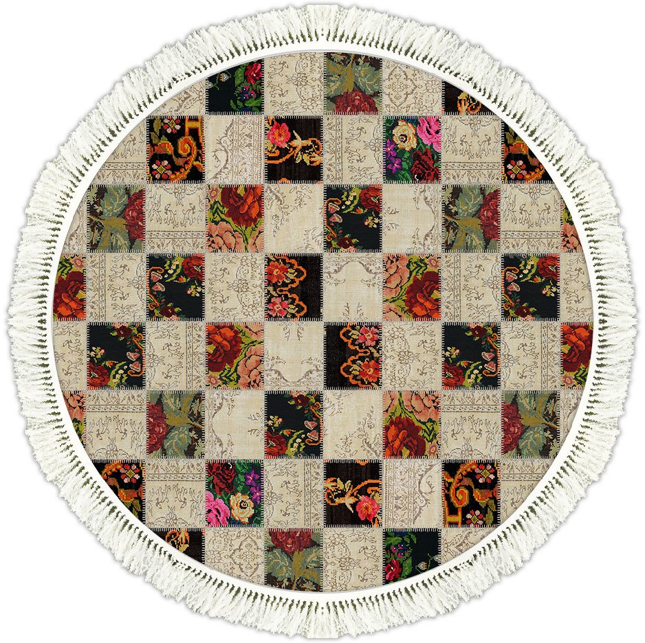 Vintage Halı | V-6001 140 cm Yuvarlak