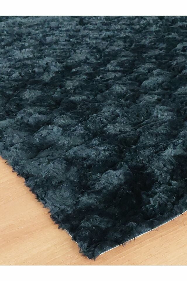 Micropost 150cm x Özel Ebat Halı Siyah