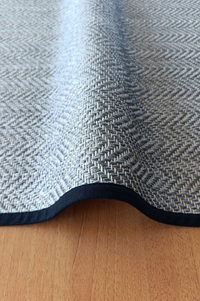 Sisal Halı Kalın Bordür | Siyah