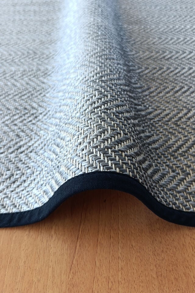 Sisal Halı İnce Bordür | Gri