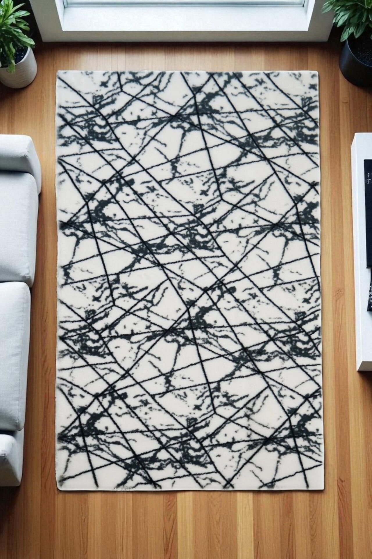 Marble Halı | Beyaz