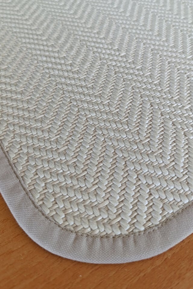 Sisal Halı İnce Bordür | Krem