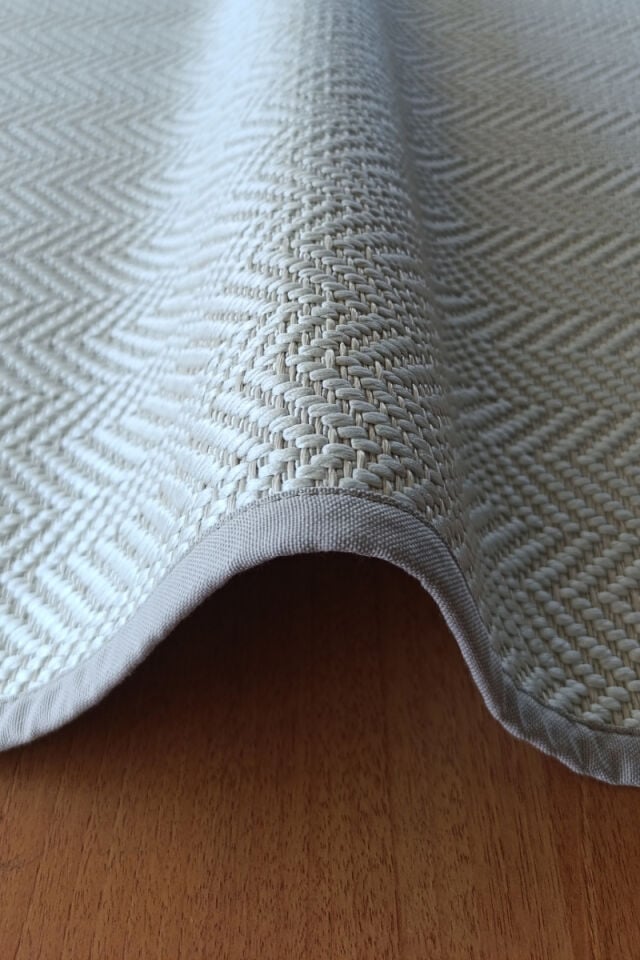 Sisal Halı İnce Bordür | Krem