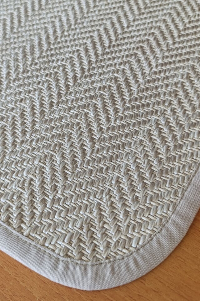 Sisal Halı İnce Bordür | Bej