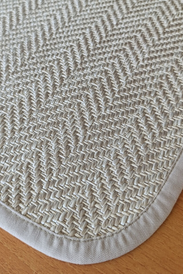 Sisal Halı İnce Bordür | Bej