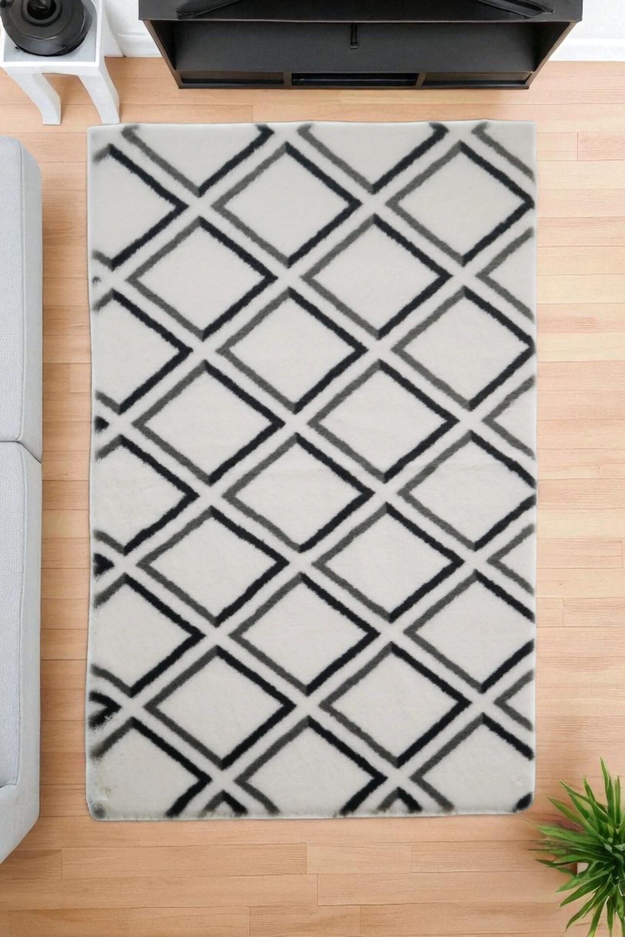 Marble Halı | Kareli 150 x 300 cm