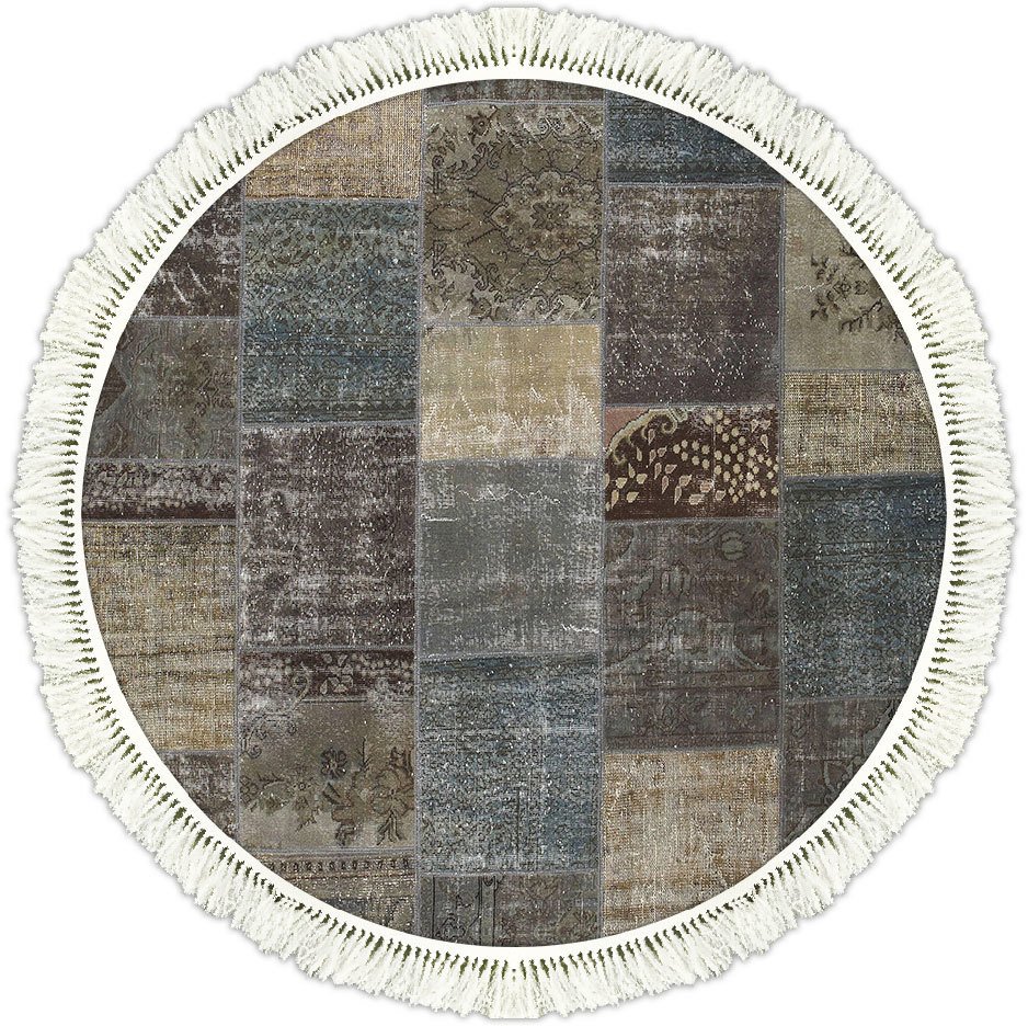 Vintage Halı | V-6018 140 cm Yuvarlak