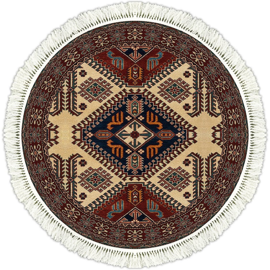 Vintage Halı | V-6020 140 cm Yuvarlak