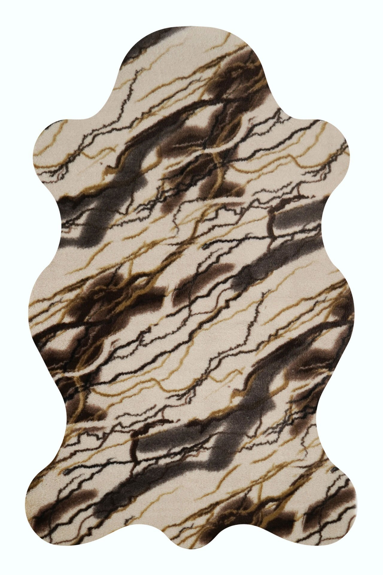 Marble Post Halı | Kahve