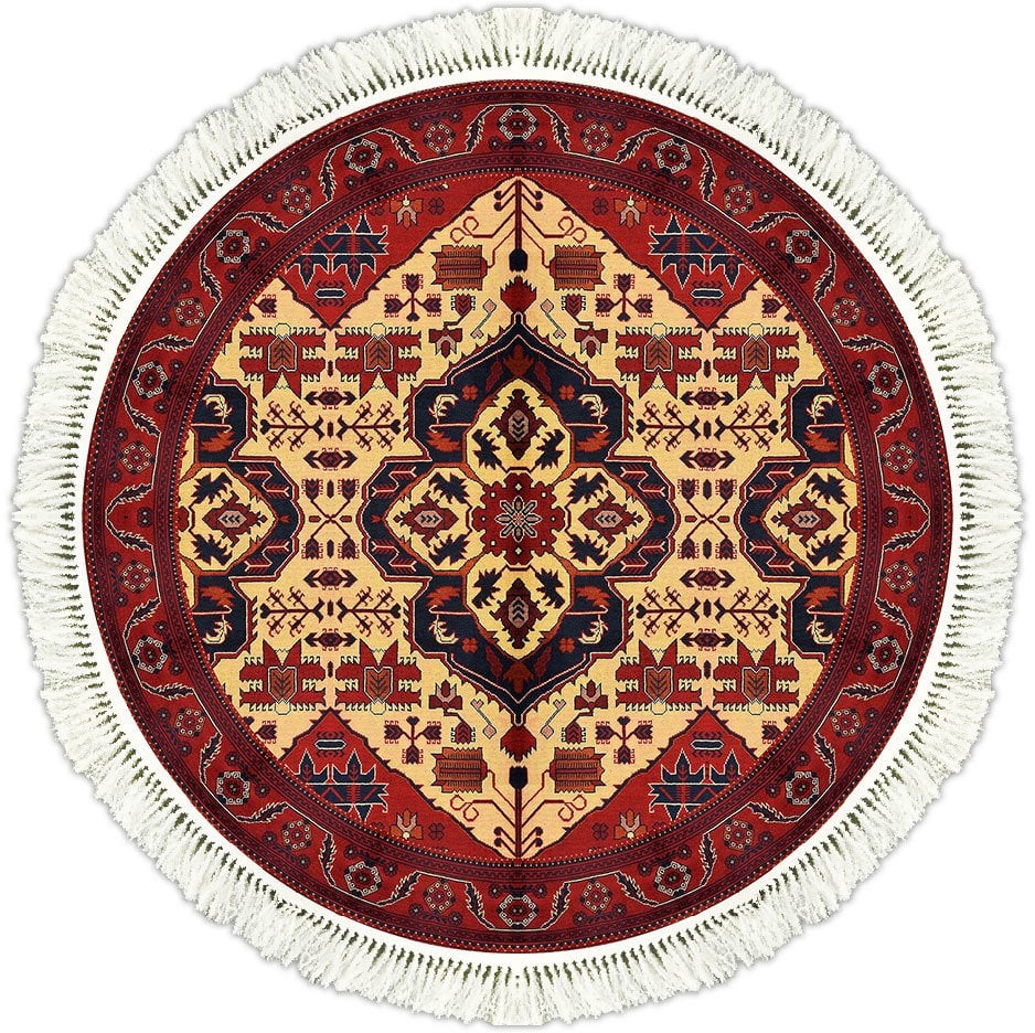 Vintage Halı | V-6021 140 cm Yuvarlak