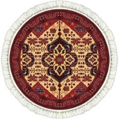 Vintage Halı | V-6021 140 cm Yuvarlak