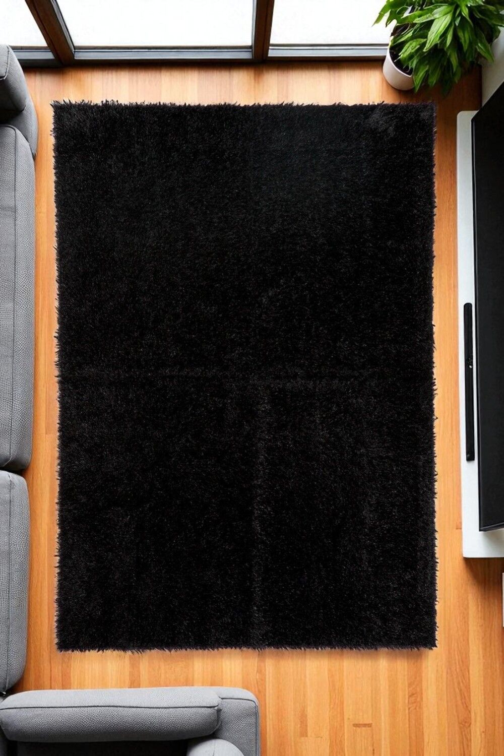 Romanza Halı | Siyah