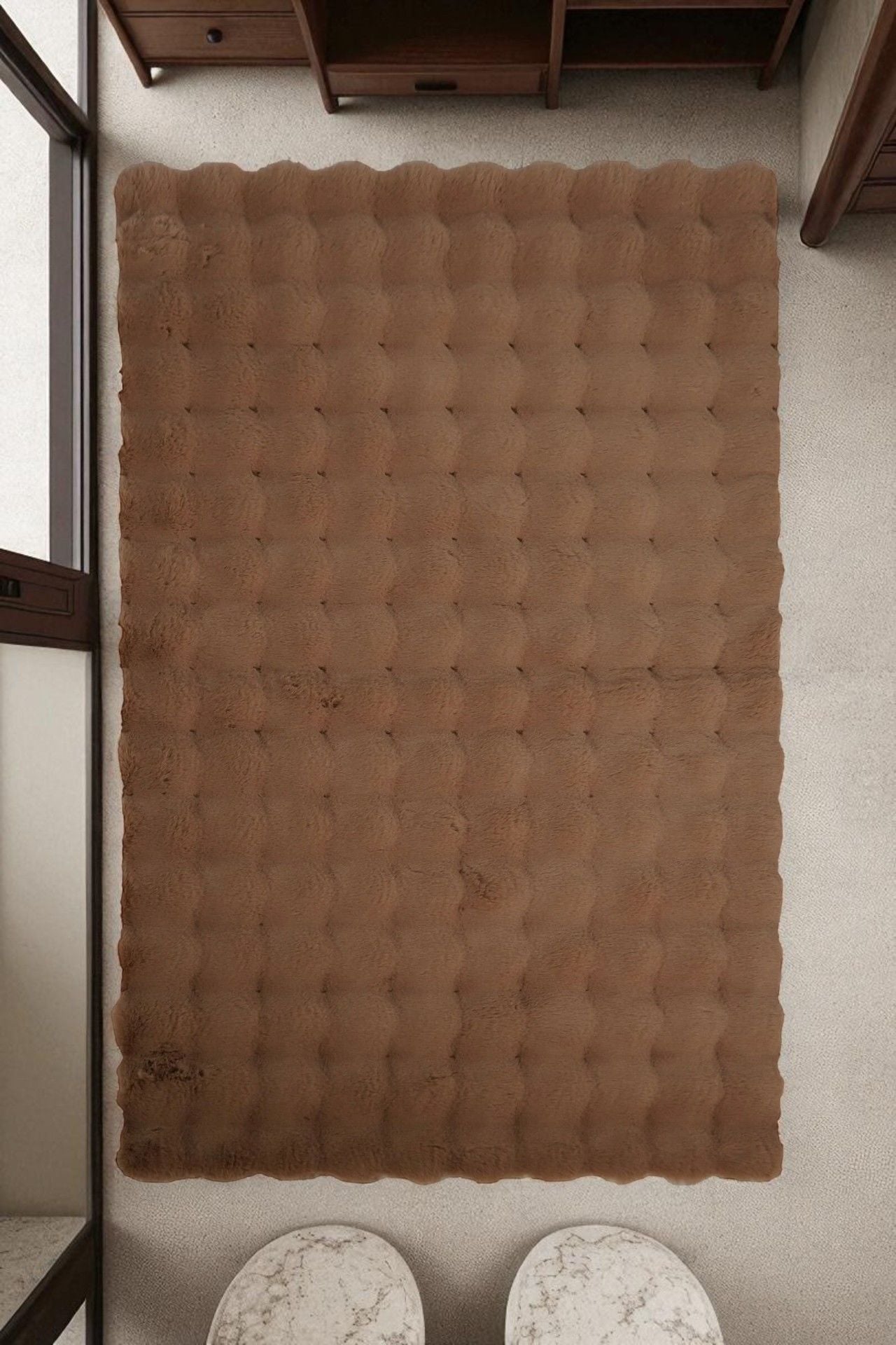 Bubble Halı | Kahve