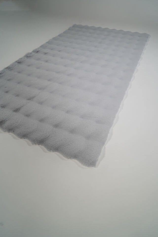 Bubble Post Halı | İpek Gri