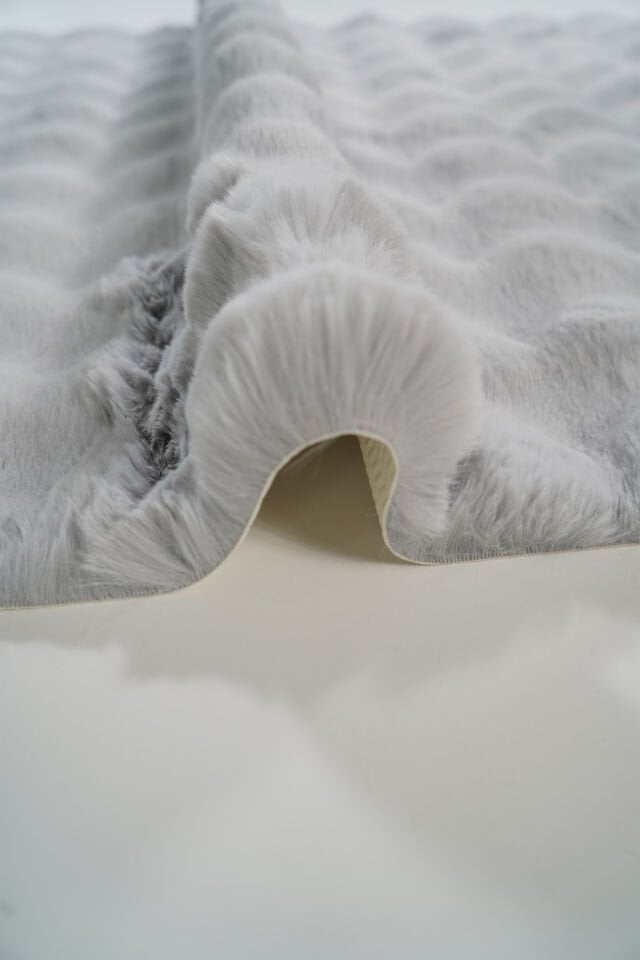 Bubble Post Halı | İpek Gri