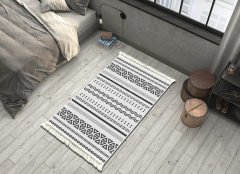 Rivera Halı | Fin Beyaz Kilim | VK6204