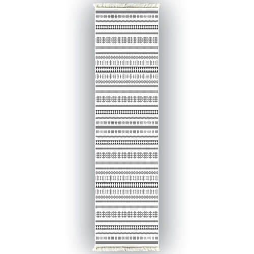 Rivera Halı | Oslo Beyaz Kilim | VK6201 80 x 300 cm