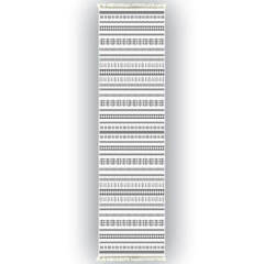 Rivera Halı | Oslo Beyaz Kilim | VK6201 80 x 300 cm